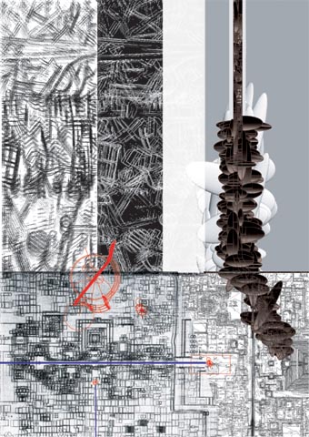 MOVILE SPACE AS OVERLAP OF BOARDERS